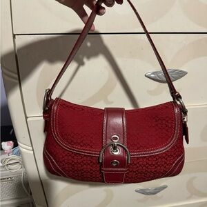 Coach cherry red bag